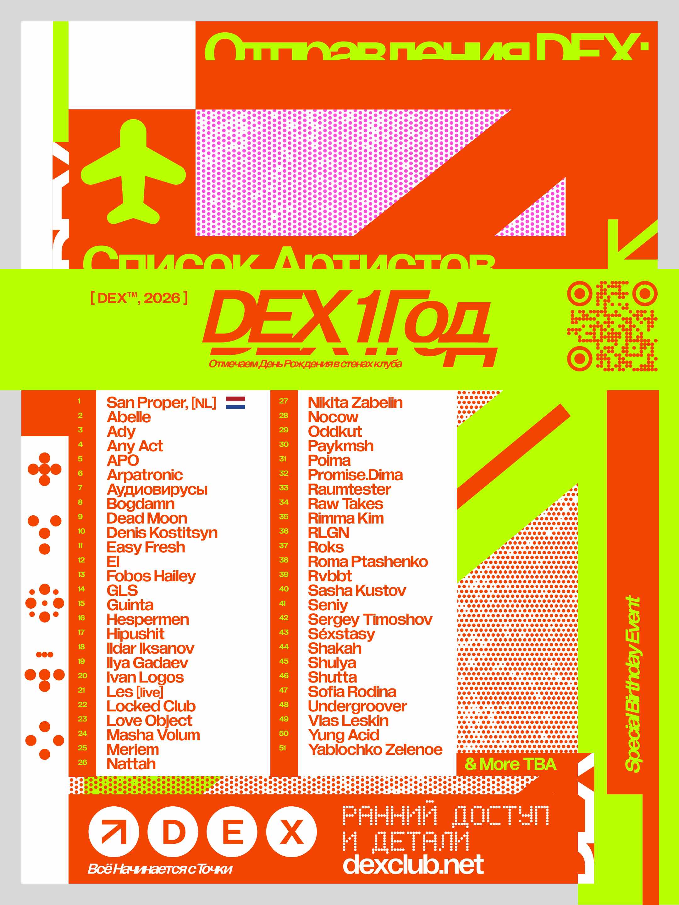 DEX 1 ГОД